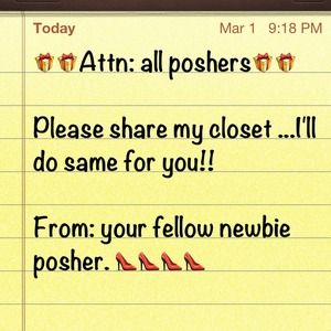 Please share my closet...I'm a newbie seller here
