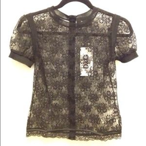 New with tag D&G lace blouse size 38