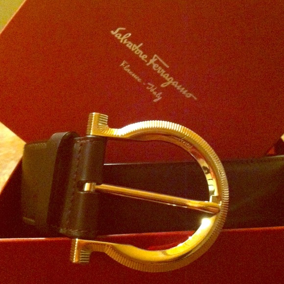 Salvatore Ferragamo NEW Belt w/ Braid Side Detail main image 4
