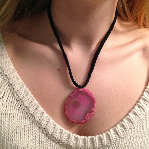 Pink Stone Necklace