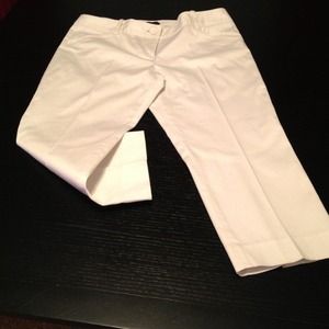 New solid white capris!
