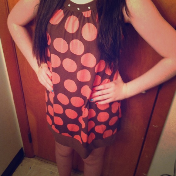 Polka dotted summer party dress. :)