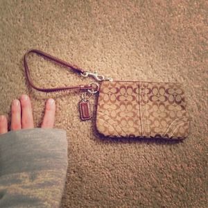 Authentic Coach wristlet