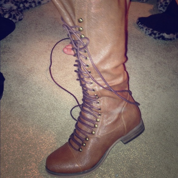 Super cute military boots
