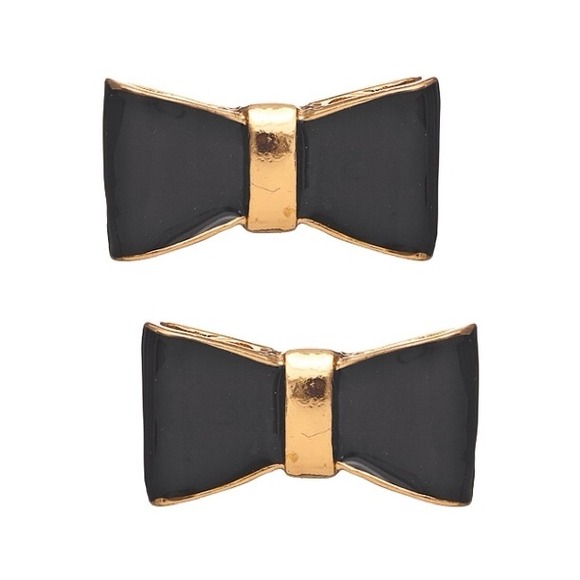 Jewelry - Black Bow Earrings