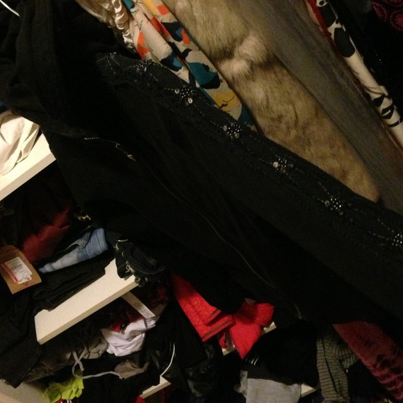 Black twisted heart sweat suit size L - Picture 2 of 4