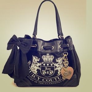 Juicy couture purse, black, great condition