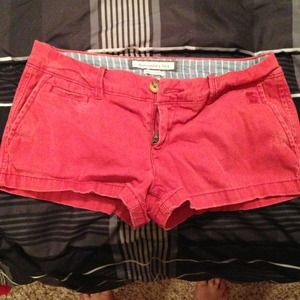 Red Abercrombie and Fitch shorts!