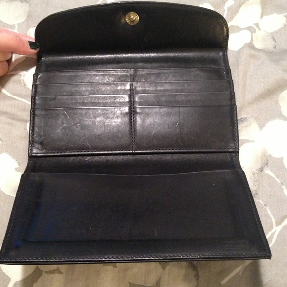 Coach leather wallet - Picture 2 of 4