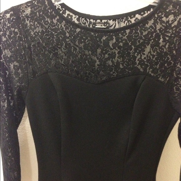 ***Sold***Black lace guess dress - Picture 3 of 4