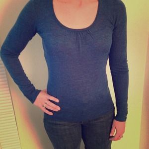 The Limited blue sweater, light