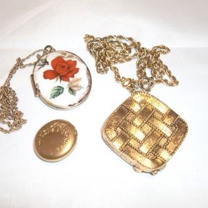 GREAT TRIO OF VINTAGE LOCKETS!