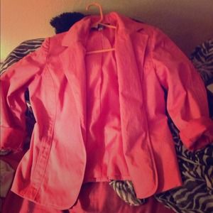 Pink blazer