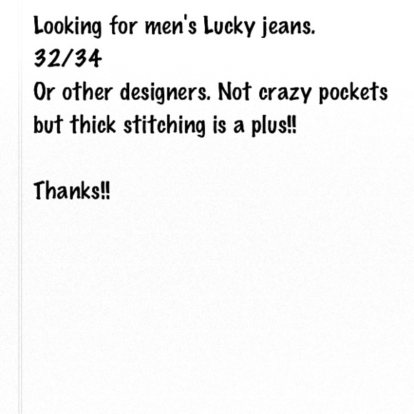 Lucky jeans men