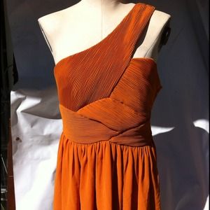 Orange party dress