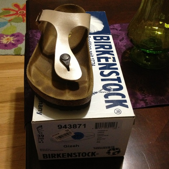 Authentic Birkenstock Pearlish Creme