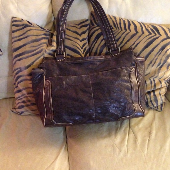 TINT Super soft brown leather tote bag - Picture 2 of 4