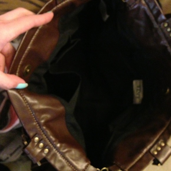 TINT Super soft brown leather tote bag - Picture 3 of 4