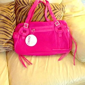 Xoxo hot pink gym bag