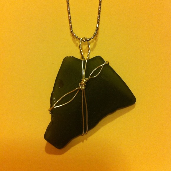 Jewelry - Necklace with Sea Glass Pendant