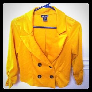 Mustard yellow cardigan