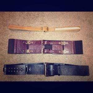 3 Michael Kors Belts