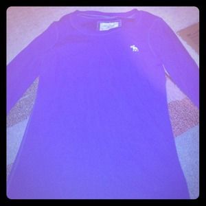 Blue Abercrombie and Fitch long sleeve
