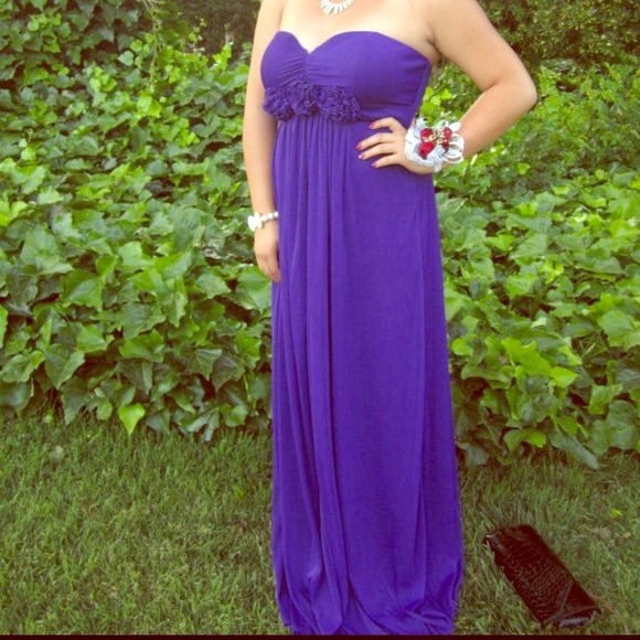 Macy's Dresses Purple Long Prom Dress Poshmark
