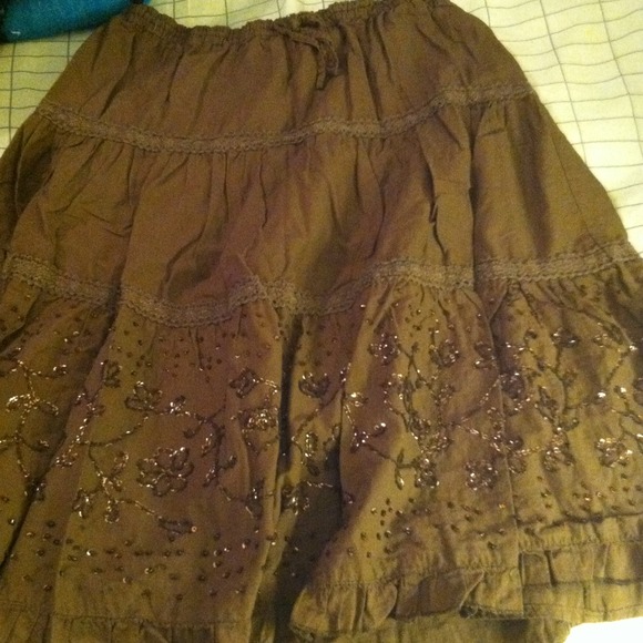 Sold!!! Aeropostale brown skirt