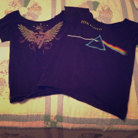 🔴SOLD🔴Van Halen And Pink Floyd Band Shirts!