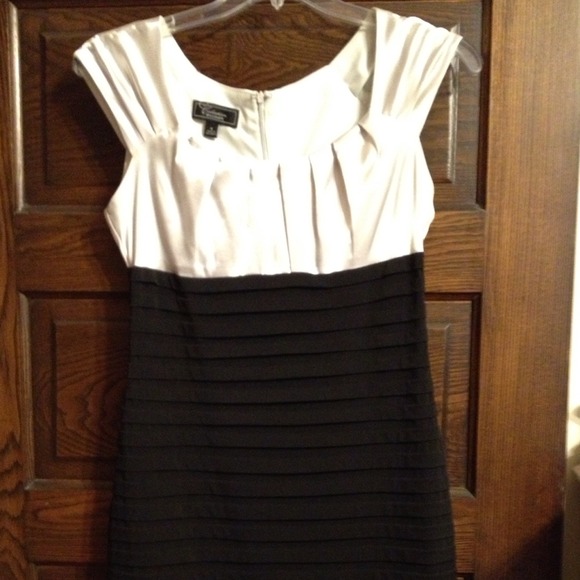 Silver/Black bandage style bottom dress