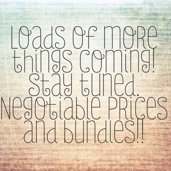 New items coming soon!