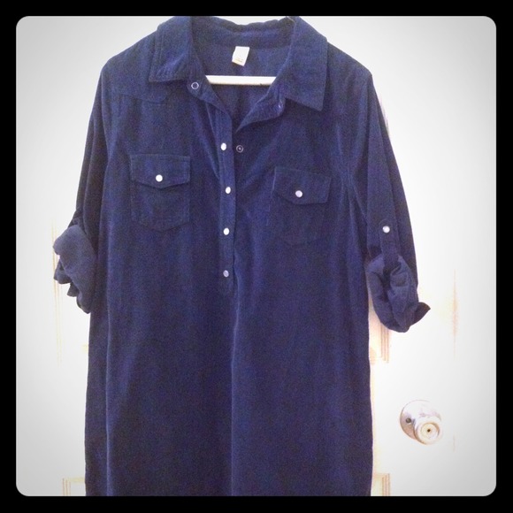 Navy blue tunic