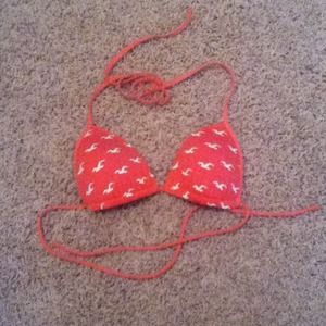 pink triangle swimsuit top!