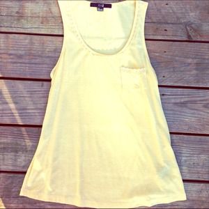 Yellow Summer Tank & gray vest!