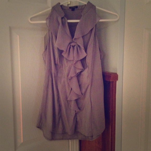 RESERVED Express sleeveless ruffle blouse
