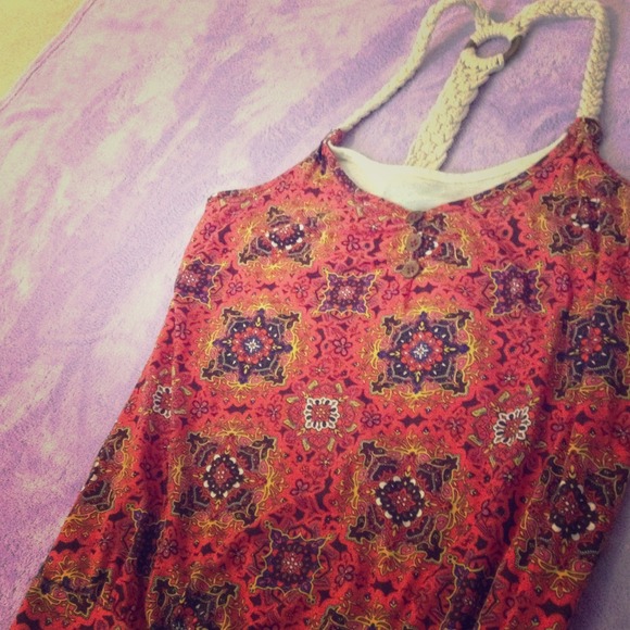 🚫SOLD🚫 - Patterned Tank Top.