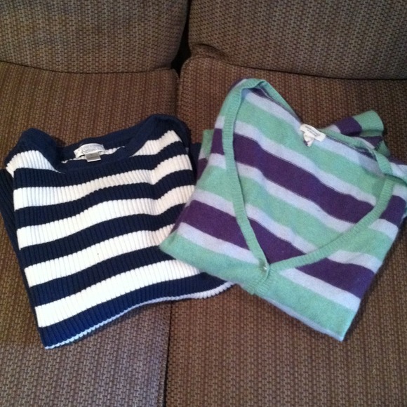 Two sweaters bought on Posh
