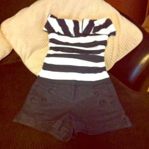 ⛔SOLD⛔ Sailor Style Romper!