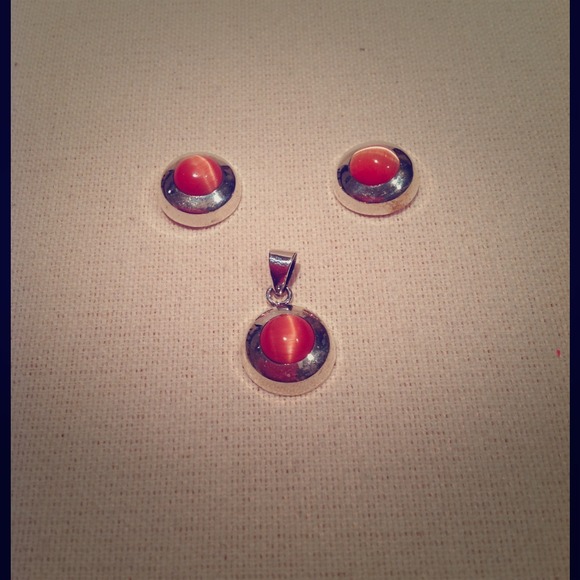 .925 Brand New sterling silver set.