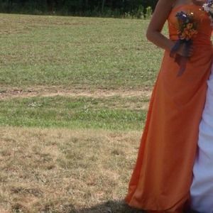 David's bridal gown. Orange. Size 4