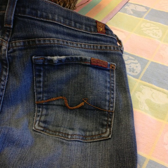 7 for all man kind boot cut jeans
