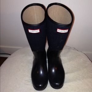On hold! Tall size 9 Hunter Boot like new!!