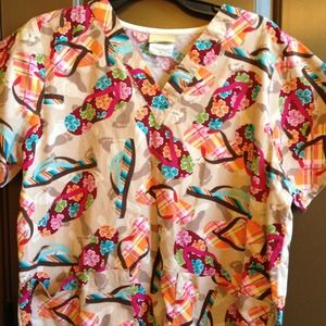 Calling all nurses...fun scrub top!!