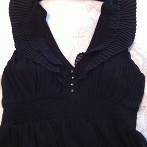 ❌Traded❌Black Halter Dress