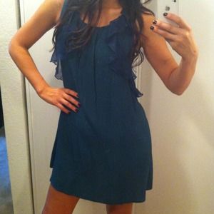 Free people dress dark green