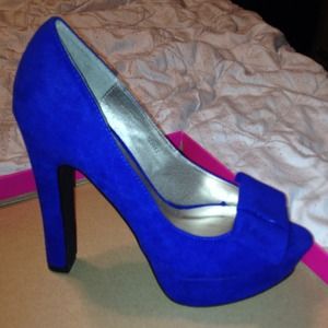 Blue heels