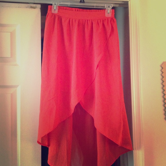High low skirt