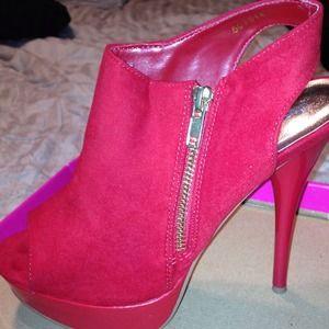Red heels from Charlotte Russe