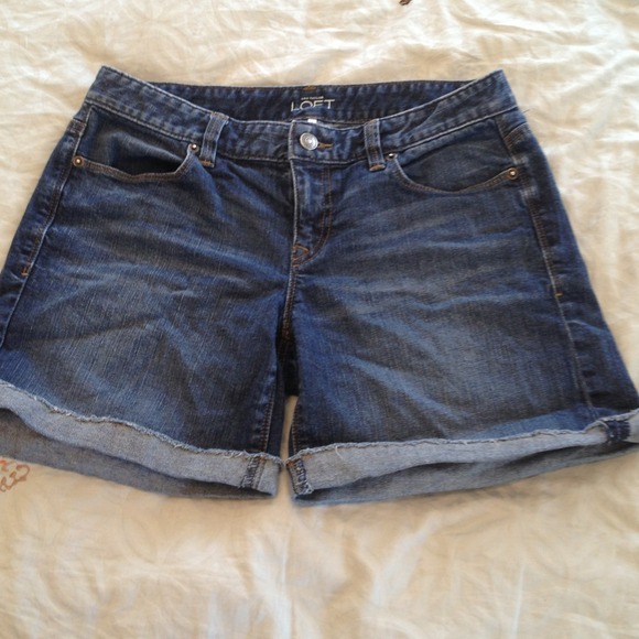 Loft jean shorts